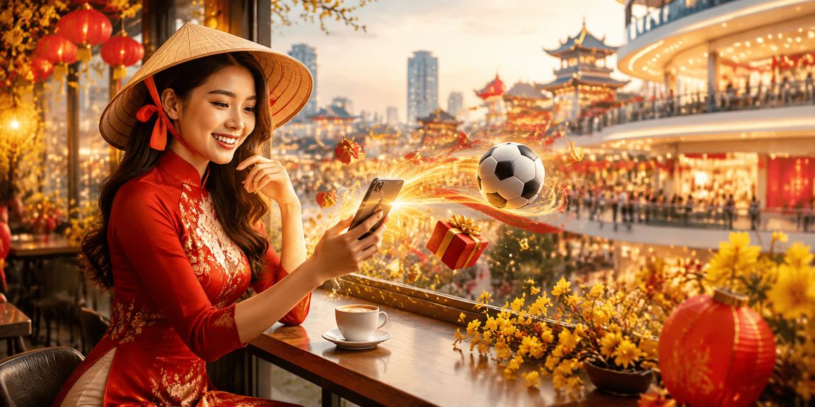 Người hâm mộ bóng đá Hà Nội đặt cược trực tuyến với nón lá truyền thống